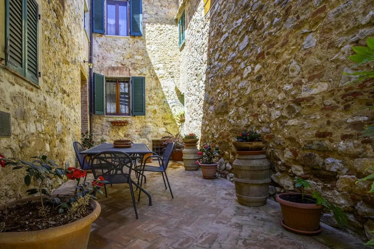Apartment In The Medieval Village Montefollonico Olaszország